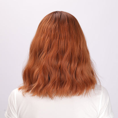 Laila | Orange Wig | Bob Curly Wig | 14 inch Wig | SM031 | Apn Popinrow