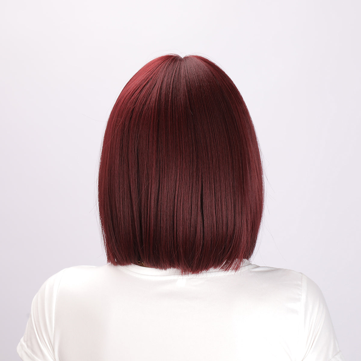 Lilah | Wine Red Wig | Straight Bob Wig | 14 inch Wig | H99 | Apn Popinrow