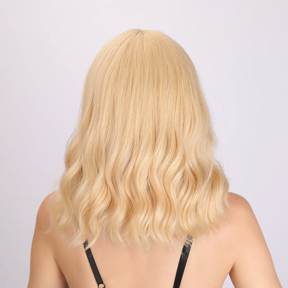 Brianna | Blonde Wig | Curly Bob Wig | 16 inch Wig | SM170-2 | Apn Popinrow