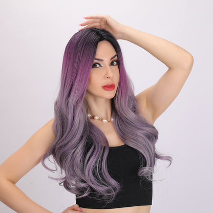 Sutton | Purple and Ombre Gradient Wig | Loose Wave Wig | 28 inch Wig | SM027 | SM027 | Apn Popinrow