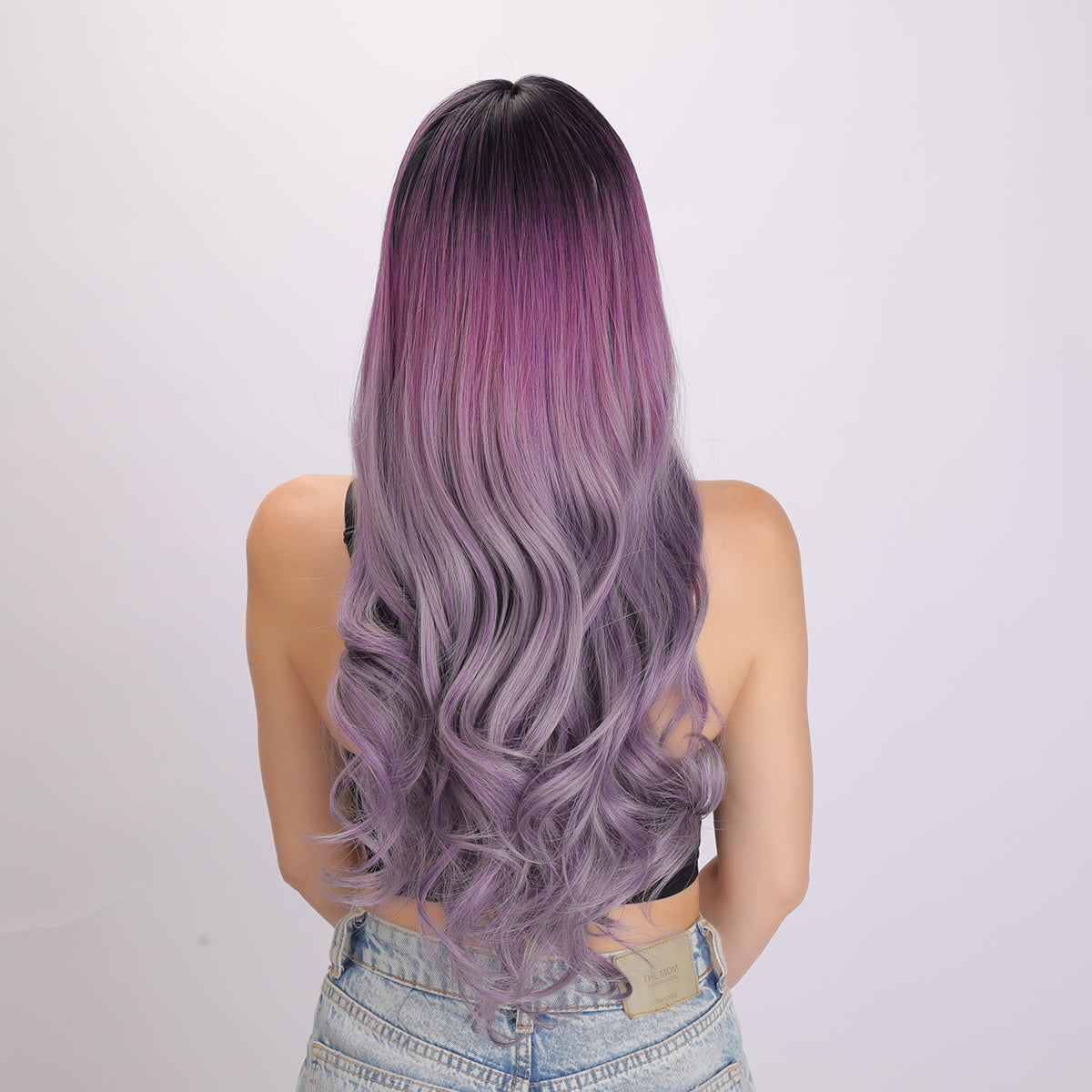 Sutton | Purple and Ombre Gradient Wig | Loose Wave Wig | 28 inch Wig | SM027 | SM027 | Apn Popinrow