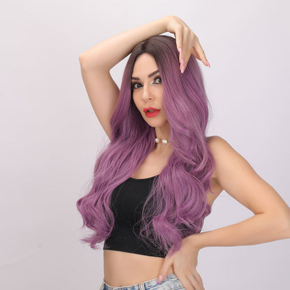 Iris | Purple Wig | Body Wave Wig | 28 inch Wig | SM5120 | Apn Faith