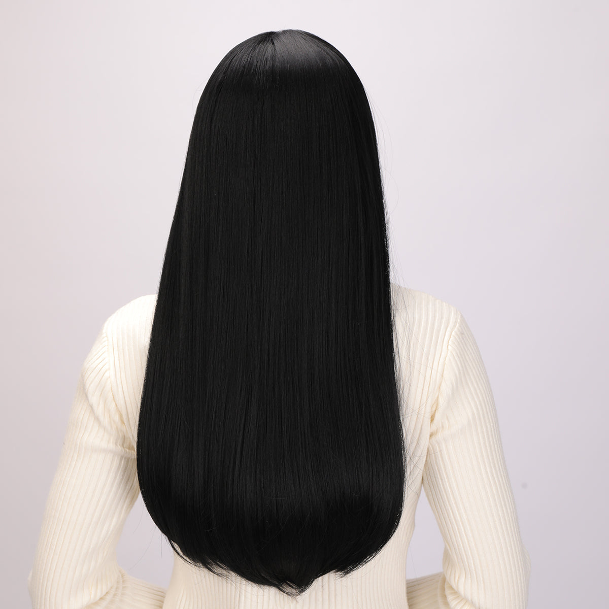 Myla | Black Wig | Straight Hair Wig | 24 inch Wig | SM257 | Apn Popinrow