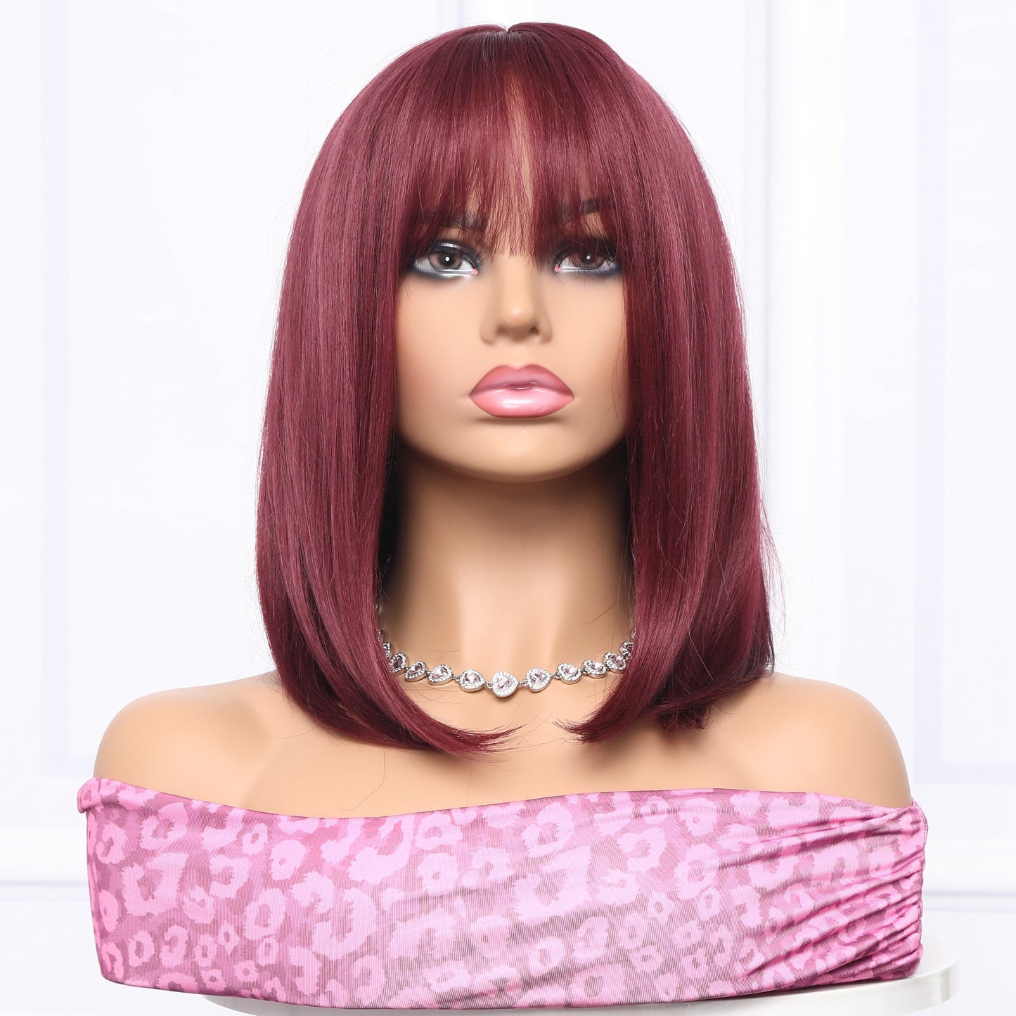 Wine Red | Straight Bob | 14inch | H99 | Apn Artop