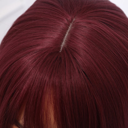 Red | Straight Bob | 14inch | Apn Prtheuscn1