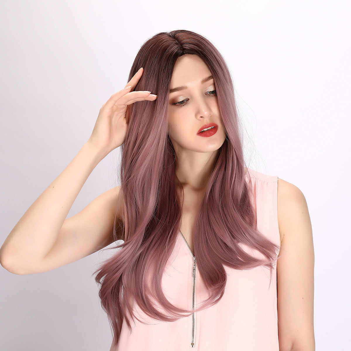 Hadley | Purple Wig | Loose Wave Wig | 26 inch Wig | SM8041 | Apn Faith