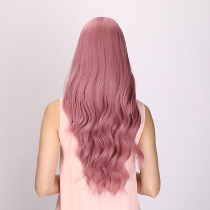 Alexandra | Pink Wig | Body Wave Wig | Curly Wig | 28 inch Wig | SM6124 | Apn Popinrow