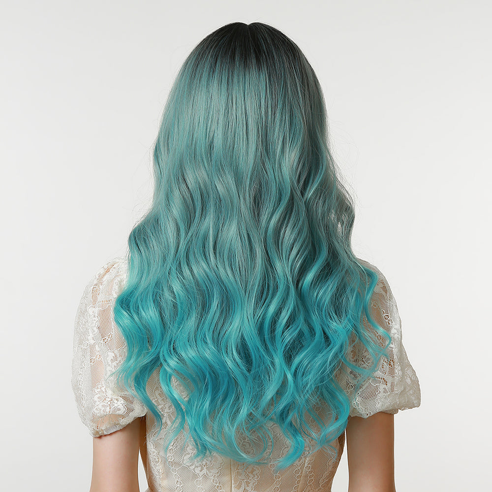 Blue Gradient | Loose Wave | 28inch | SM6162 | Apn 51talk