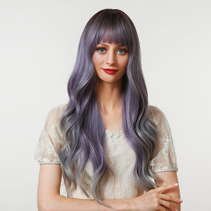 Purple Gradient | Wavy Curly | 28inch | SM6163 | Apn 51talk