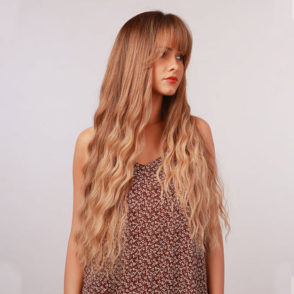 Golden Orange Gradient | Curly Hair | 30inch | SM6040 | Apn Artop