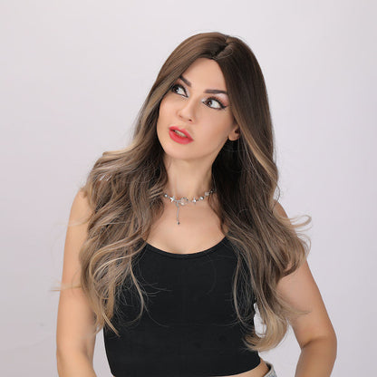 Ariel | Blonde and Ombre Wig | Deep Wave Wig | 26 inch Wig | SM458 | Apn Faith