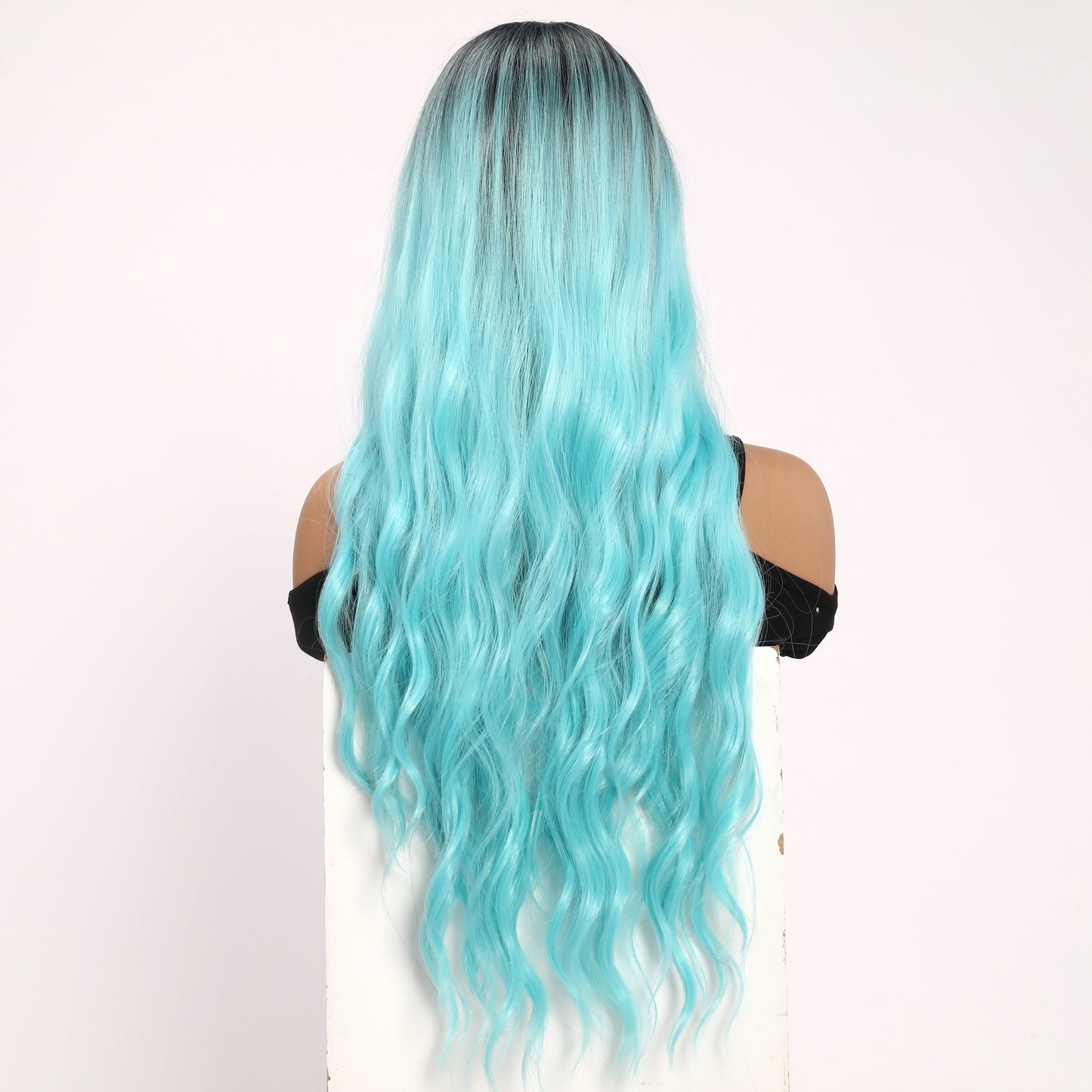 Karol G | Cosplay | Light Blue and Ombre Wig | Body Wave Wig | 26 inch Wig | SM9009 | Apn Popinrow