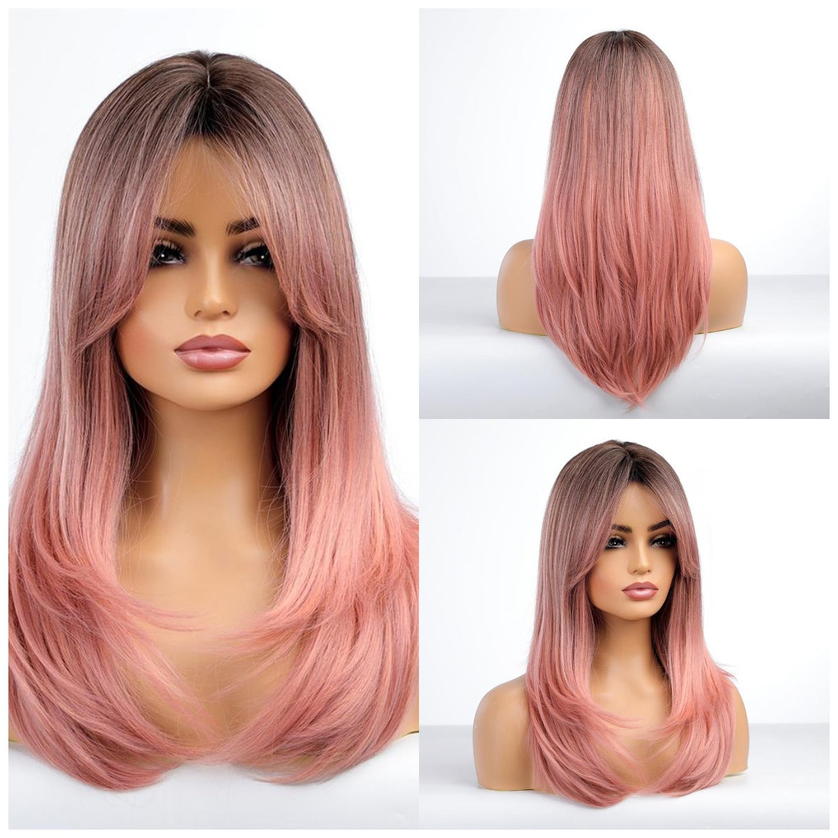 Pink Gradient | Loose Straight Bob | 22inch | SM8055 | Apn Artop