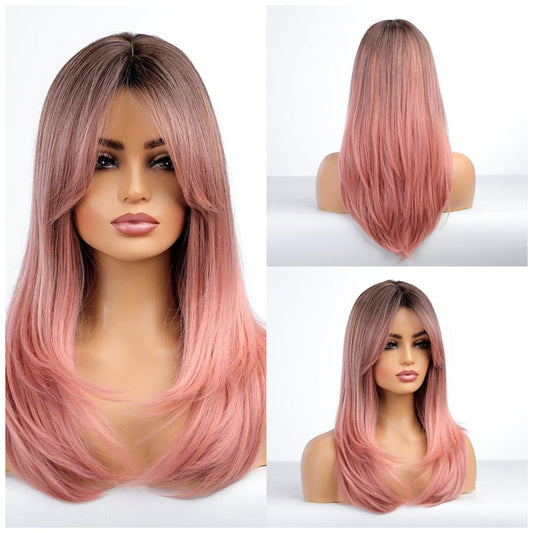 Pink Gradient | Loose Straight Bob | 22inch | SM8055 | Apn KolifySZ