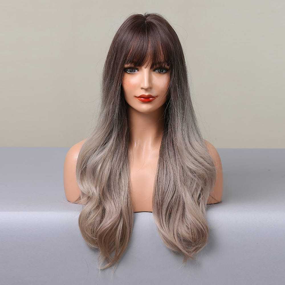 26 inch hotsell grey wig