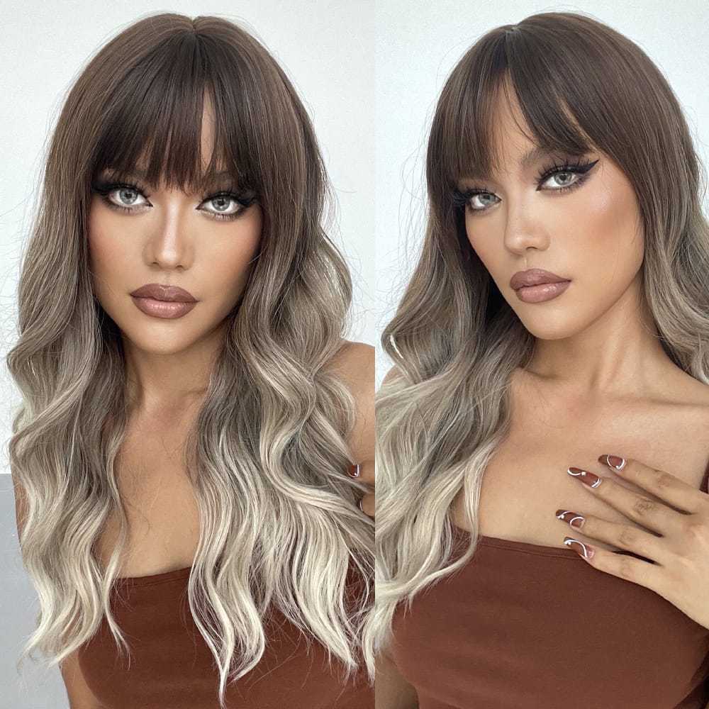 Grey Gold Gradient | Loose Wave | 22inch | SM303-1 | Apn 51talk