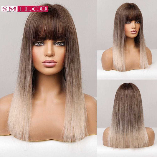 Golden Gradient | Straight Hair | 20inch | SM360 | Apn KolifySZ