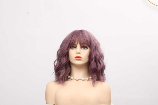 Purple | Straight Bob | 14" | SM033 | Apn KolifySZ