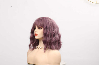 Purple | Straight Bob | 14" | SM033 | Apn ZYJX