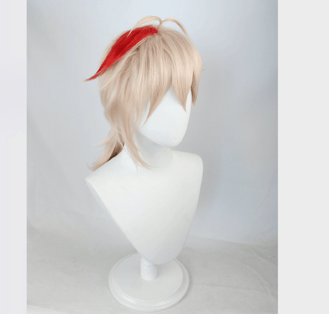 Kazuha | cosplay | Genshin Impact | pink and white(red) | 18" | CS3444 | Apn Faith