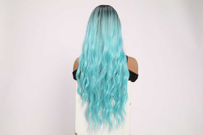 Karol G | Cosplay | Ombre Light Blue | Body Wace | 26 inch | Apn VIPS