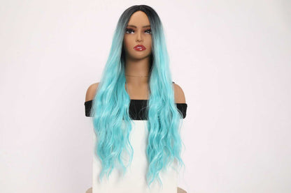 Karol G | Cosplay | Ombre Light Blue | Body Wace | 26 inch | SM9009 | Apn ZYJX