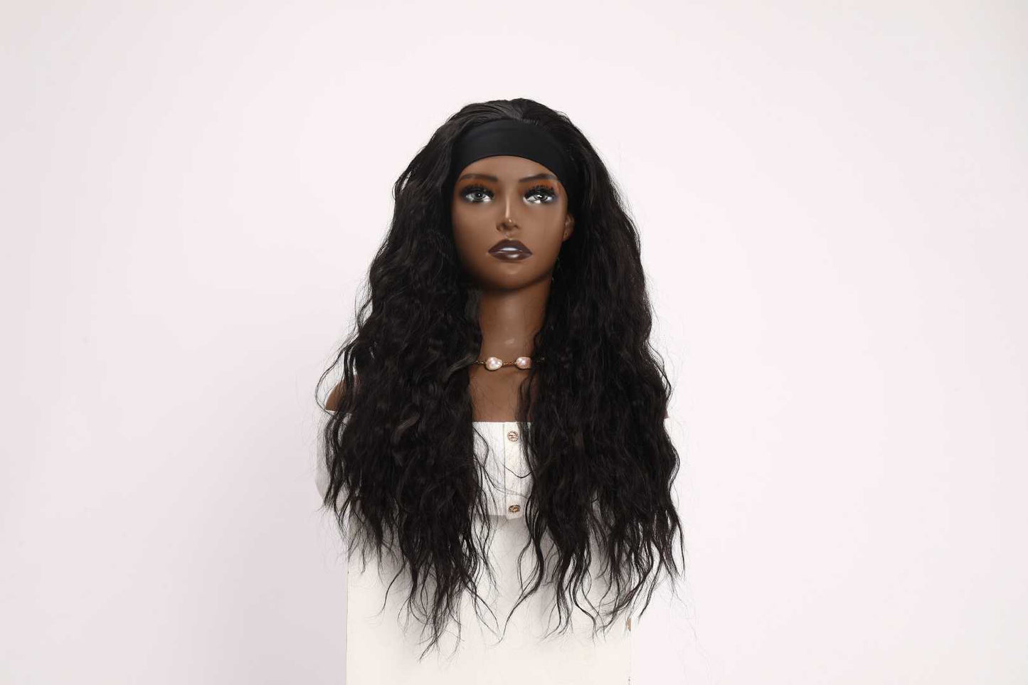 Autumn | Black | Hairband Body Wace | 22 inch | SMAF230 | Apn Faith