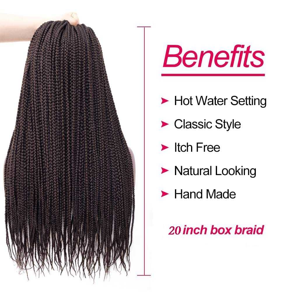 Josephine | Box Braid | 1B | 20”（6 pcs） | BOX20-1B | Apn Faith