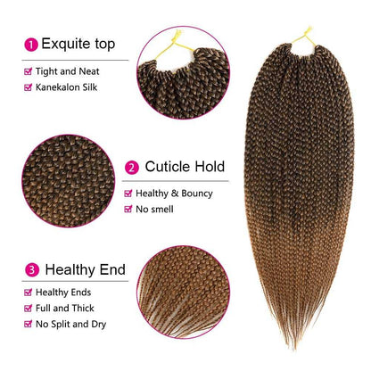 Madelyn | Box Braid | T1B/27 | 20”（6 pcs） | BOX20-T1B 27 | Apn Faith