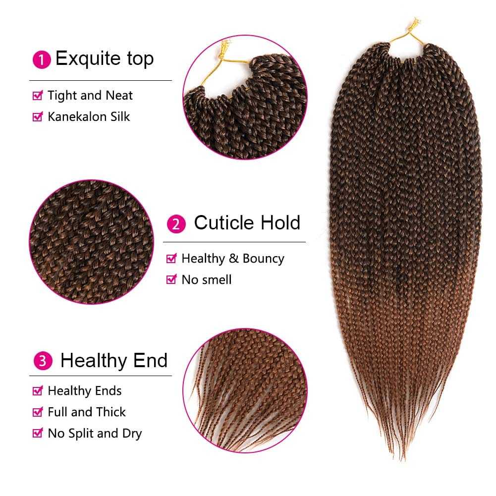 Box Braid | T1B/30 | 20” | apn Prtheus（6 pcs）