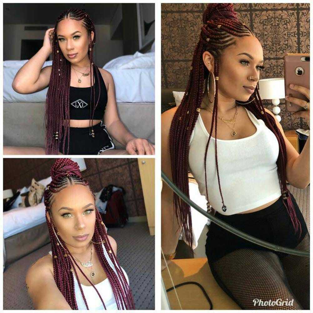 Kennedy | Box Braid | T1B/BURG | 20”（6 pcs） | BOX20-T1B-BURG | Apn Faith