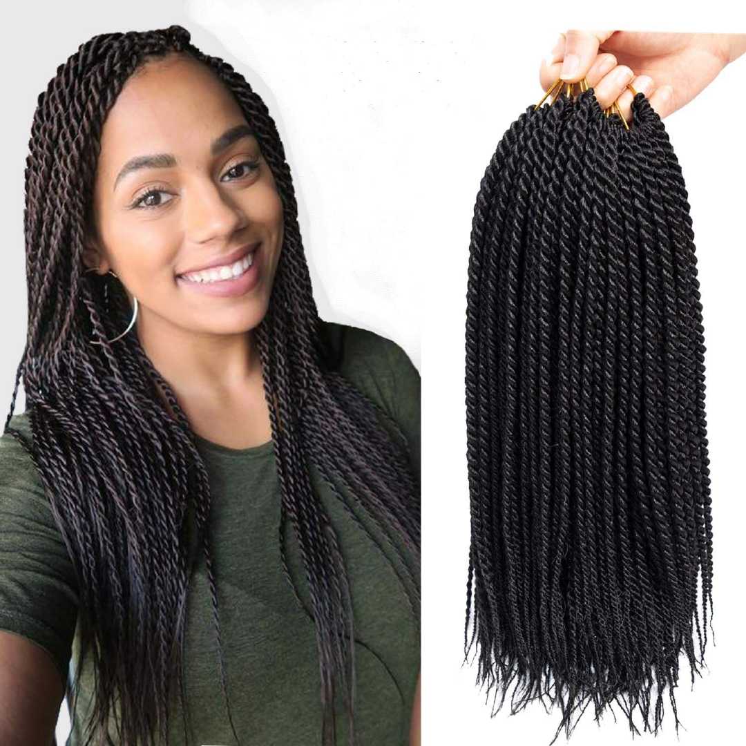 Aubrey | Senegal Twist Braid | 1B | 20”（6 pcs） | SENEGAL BRAID 20 -1B | Apn Faith