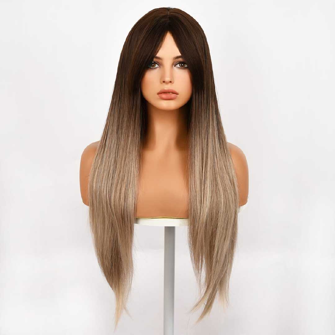 Brown & Grey Gradient | Body Wave | 30" | Apn VIPS