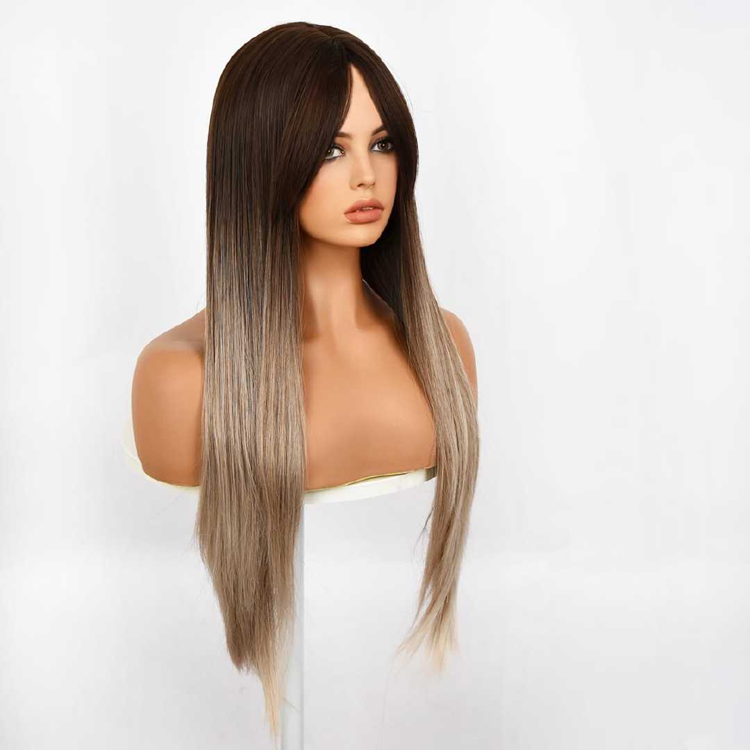 Brown & Grey Gradient | Body Wave | 30" | SM9348 | Apn 51talk