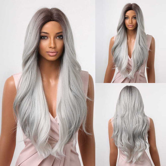 Grey Gradient | Long Wave | 30 inch | SM2052 | Apn KolifySZ