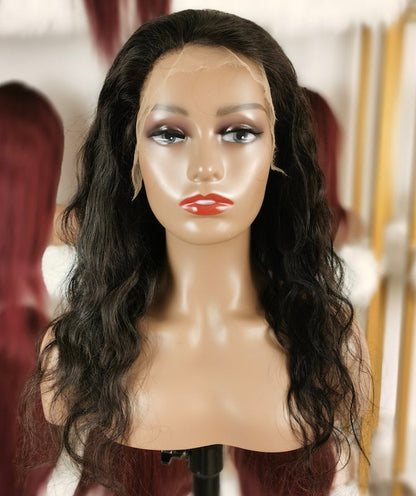 Talia | Black | Daily Style | Body Wave Hair | 13*4 Lace Front | Human Hair | 130% Density | SMH134-12B-130BW | Apn Popinrow