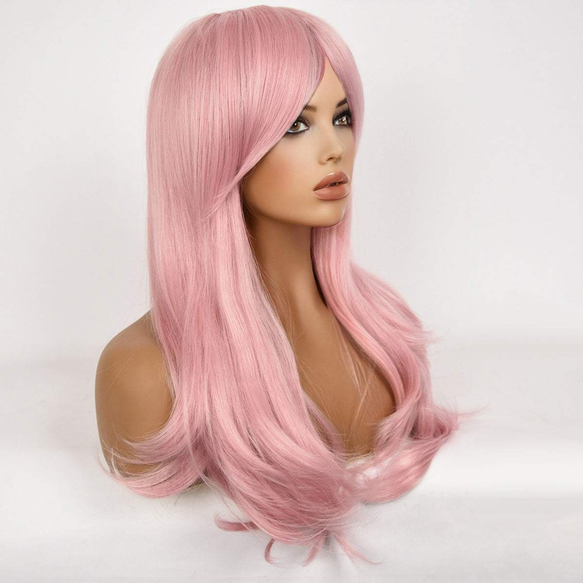 Costume Cosplay | Pink | Long Wavy Curly | 28" | CS736-2 | Apn KolifySZ