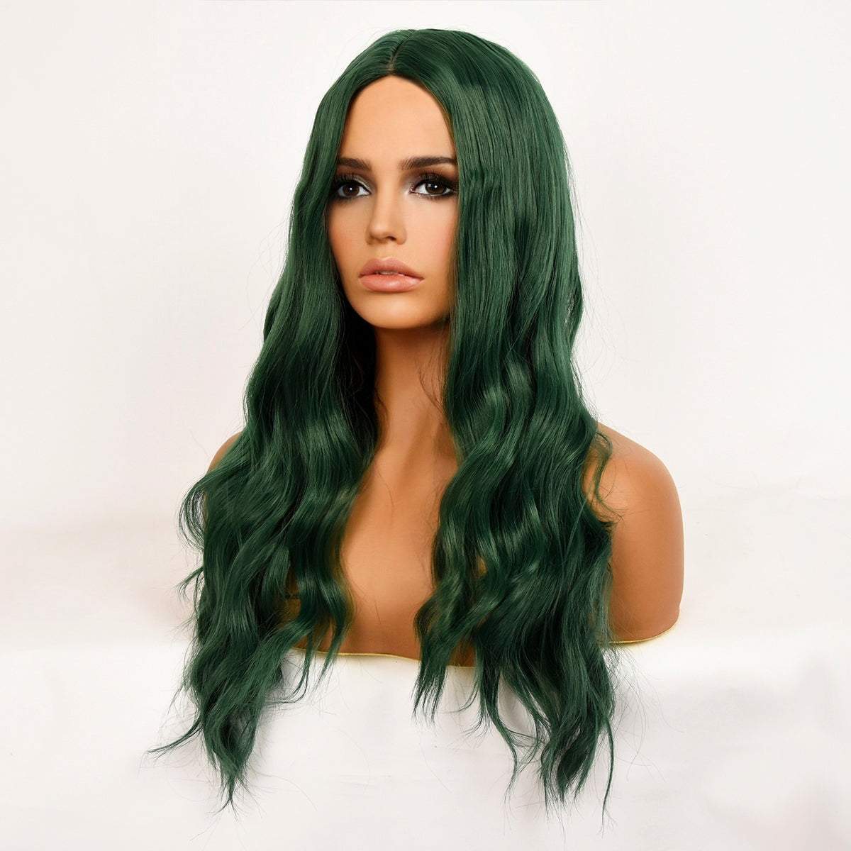 Cosplay Wigs | Emerald Green| Long Wavy | 28" | Apn Realway