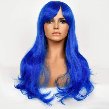 Stevie | cosplay Party | Blue | Long Wavy | 28" | Apn Prtheuscn1