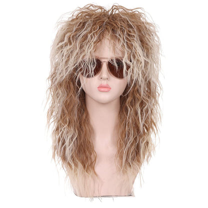 Men's 80'S Rocker Wig| Long Curly | CSAX0730-2 | Apn KolifySZ