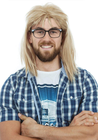 Garth Algar | Costume Cosplay Wig | Wayne's World | Blonde | 20inch | CS7211（CS7281) | Apn Popinrow