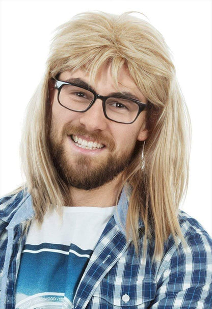 Garth Algar | Costume Cosplay Wig | Wayne's World | Blonde | 20inch | CS7211（CS7281) | Apn Faith