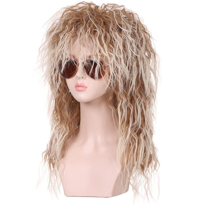 Men's 80'S Rocker Wig| Long Curly | Apn Prtheuscn1