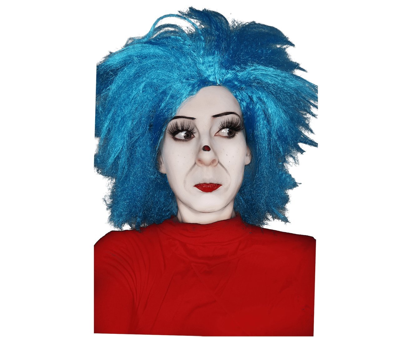 Dr. Seuss | Halloween Costume Cosplay | Thing 1 Thing 2 | Blue | 12inch | Apn Prtheus