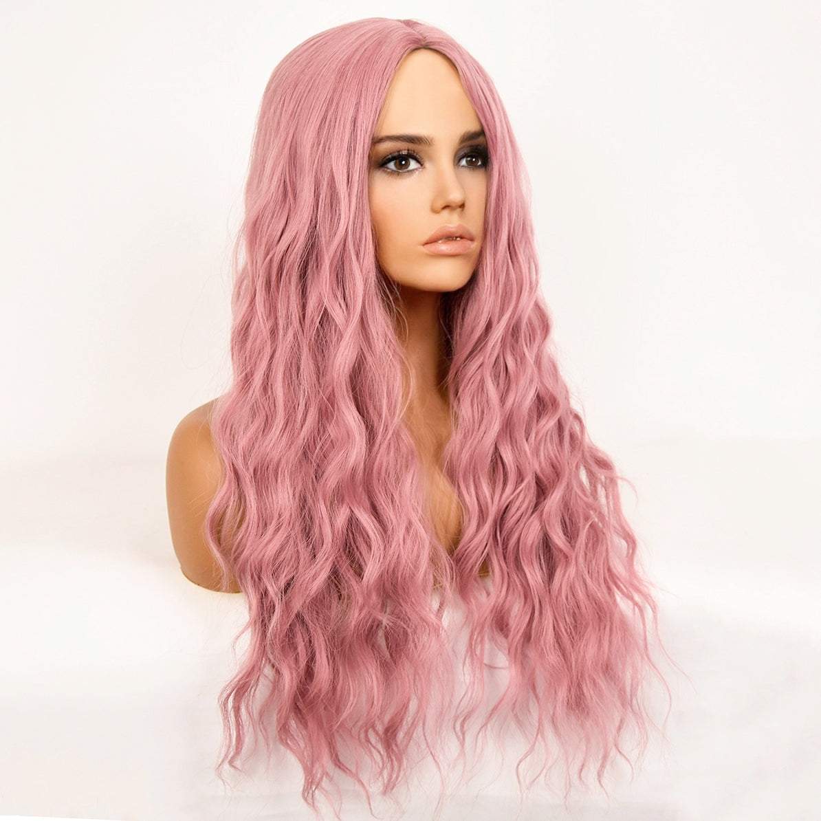 Costume Wigs | Pink | Long Wavy Curly | 30" | CS2021 | Apn KolifySZ