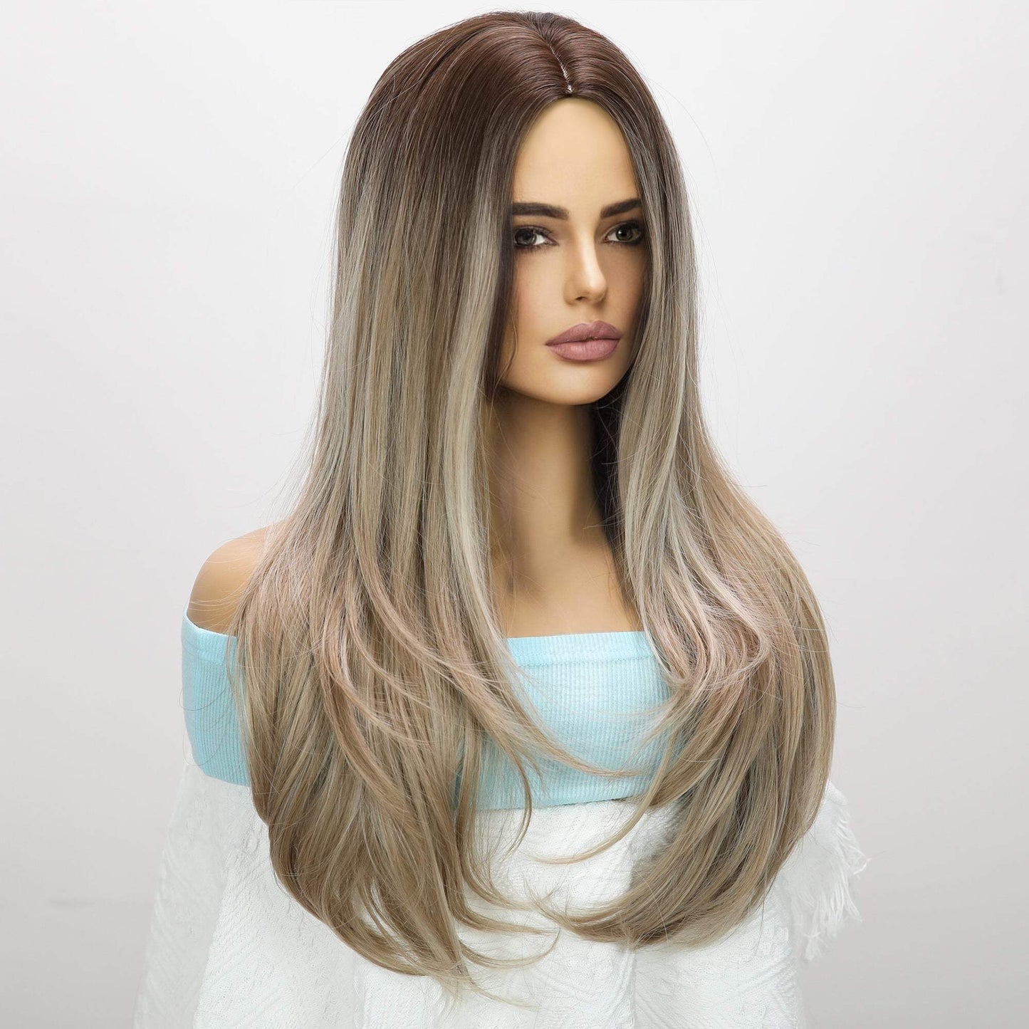 Vivienne | Ombre Blonde | Straight | 24inch | SM1641 | Apn Popinrow